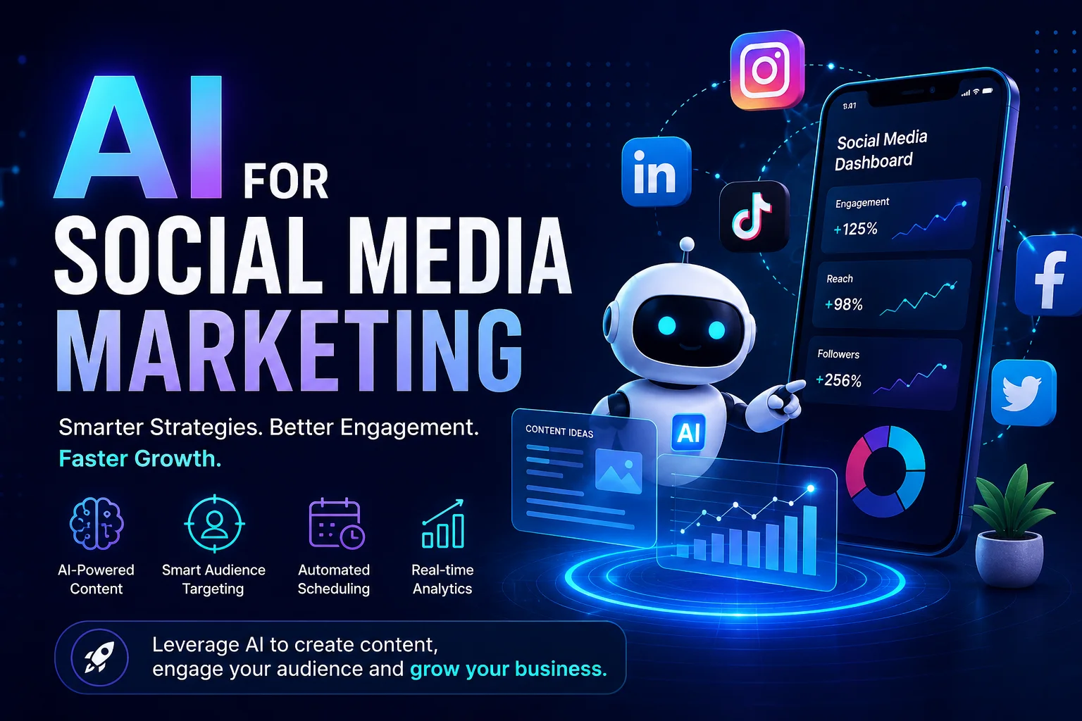 AI for social media marketing | Growtechmedia